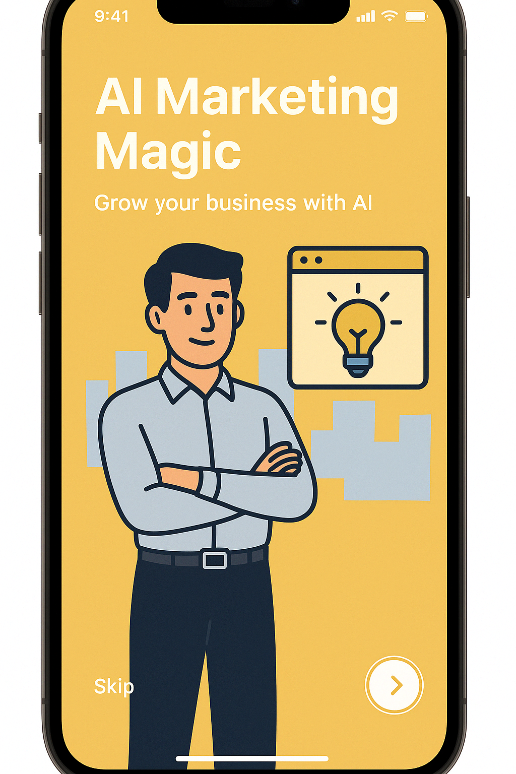 App interface illustration